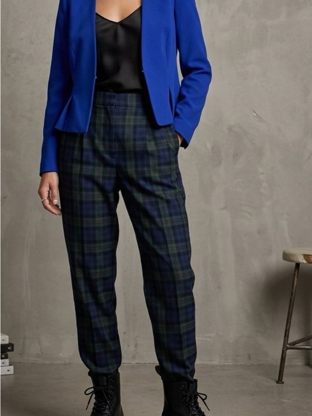 Love Tree Cobalt royal Blue Open-Front Women's Blazer